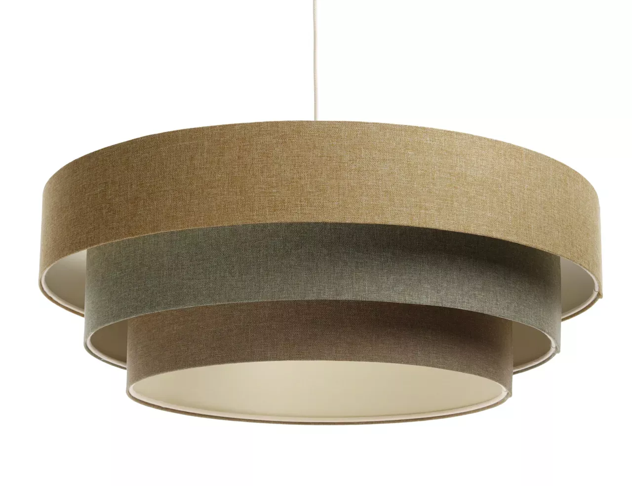 Lampa wisząca ERUTAN TRIPLE żółta/zielona/brązowa