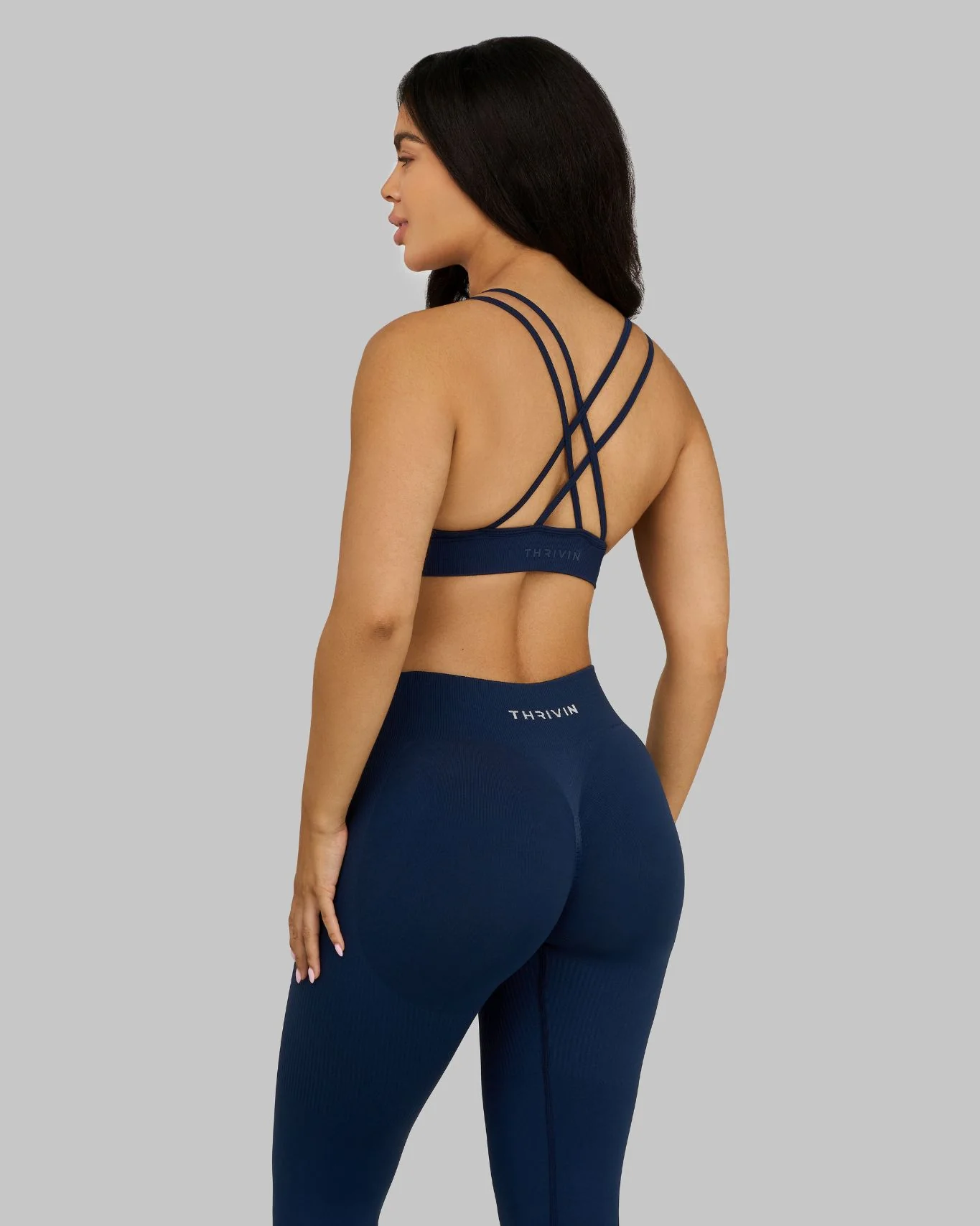 Elevate™ Sculpting Seamless High Apex Bra | Midnight Navy