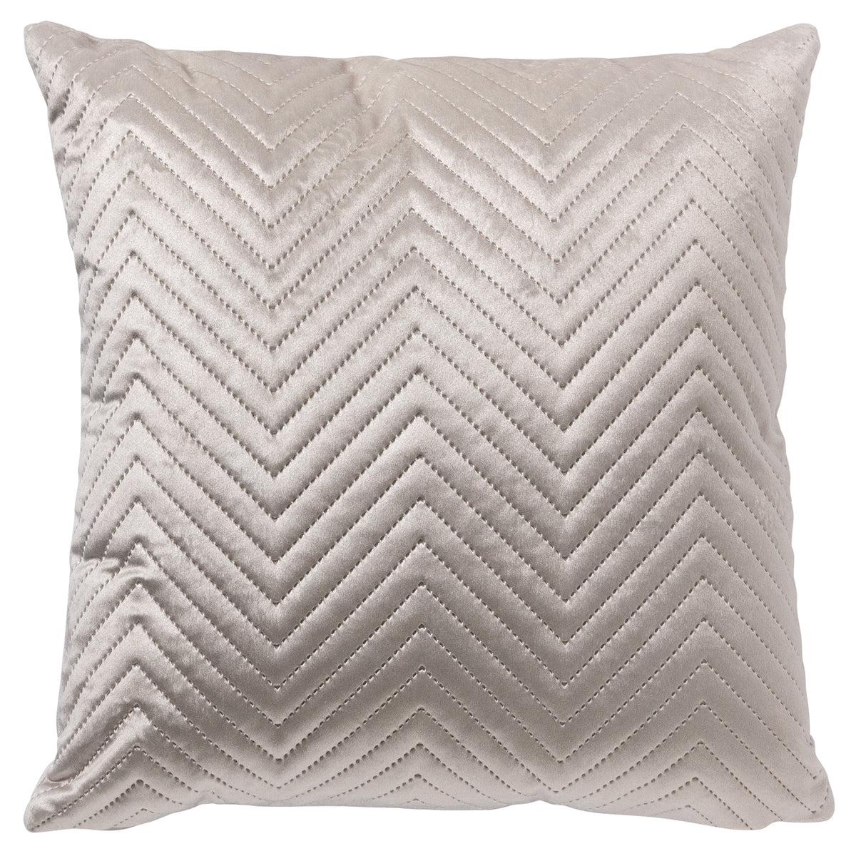 DUKE - Sierkussen 40x40 cm - subtiel geometrisch patroon - Pumice Stone - beige