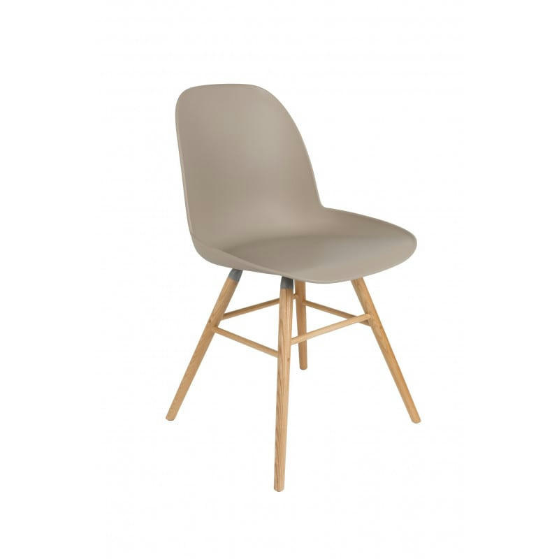 ALBERT KUIP - Chaise design en bois taupe