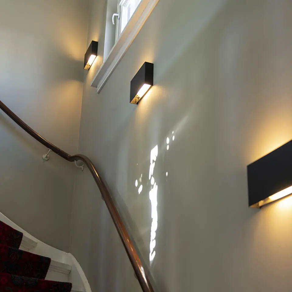 Qazqa up? en downlight lamp otan zwart g9