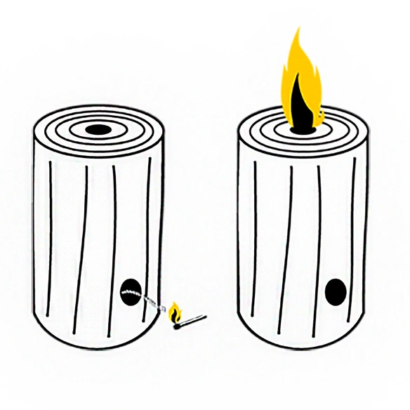 Outdoor-Kerze »Citronella«, ØxH: 17 x 20 cm, Duftrichtung: Zitrone