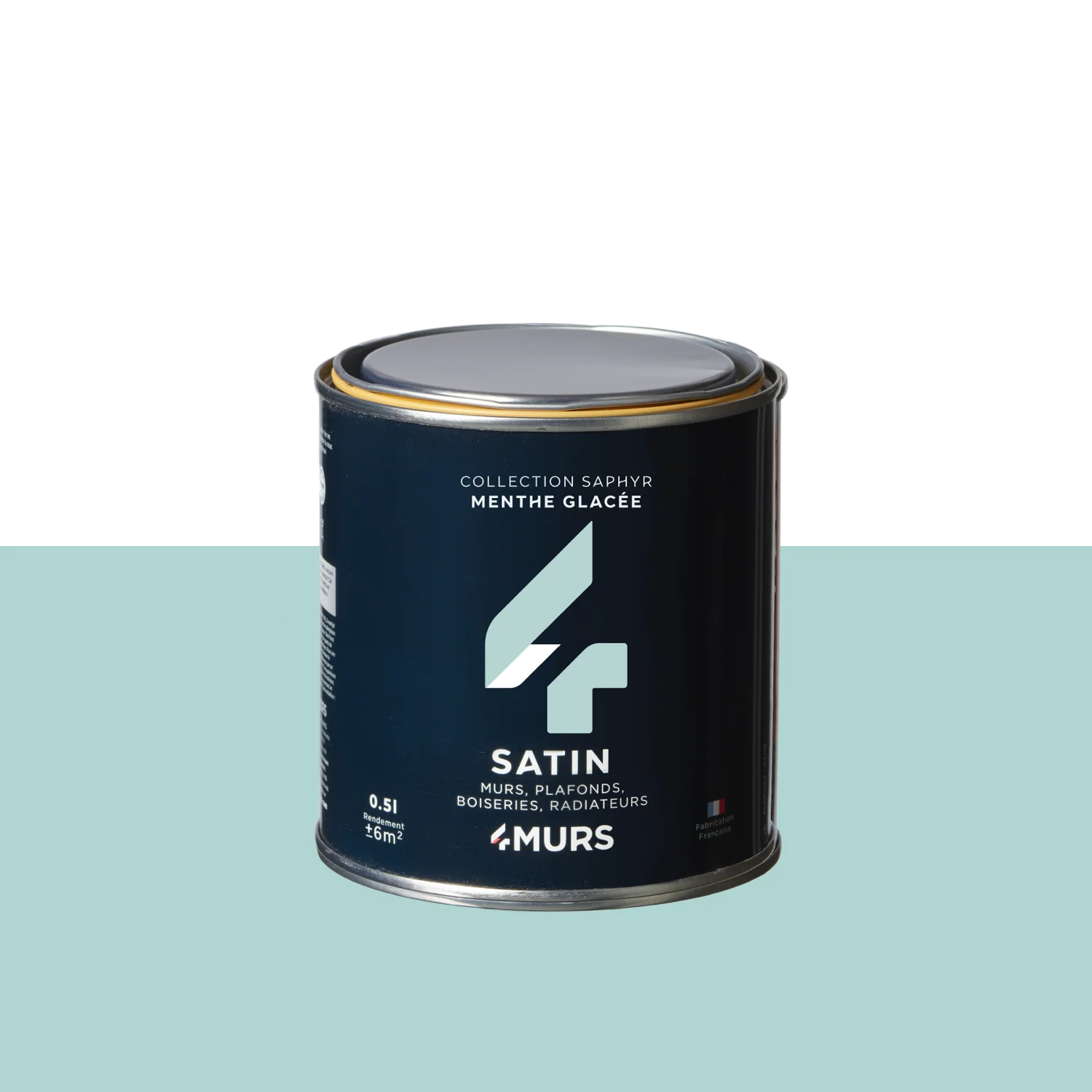 Saphyr Peinture Finition Peinture menthe glacée Satiné 0,5 L
