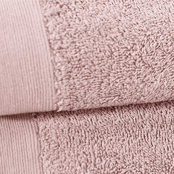 Lot de 2 draps de bain 500 g/m² Poudre 70x130 cm STUDIO