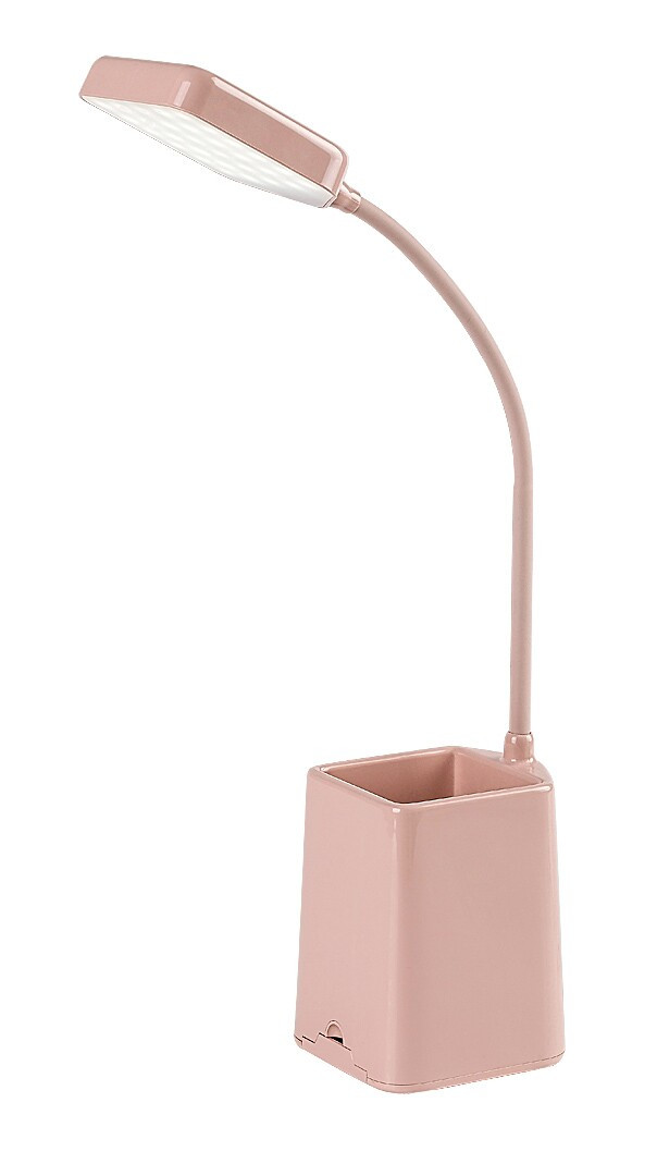 Lampka biurkowa nowoczesna ARVID różowo-biała LED 6W wys:37cm Rabalux