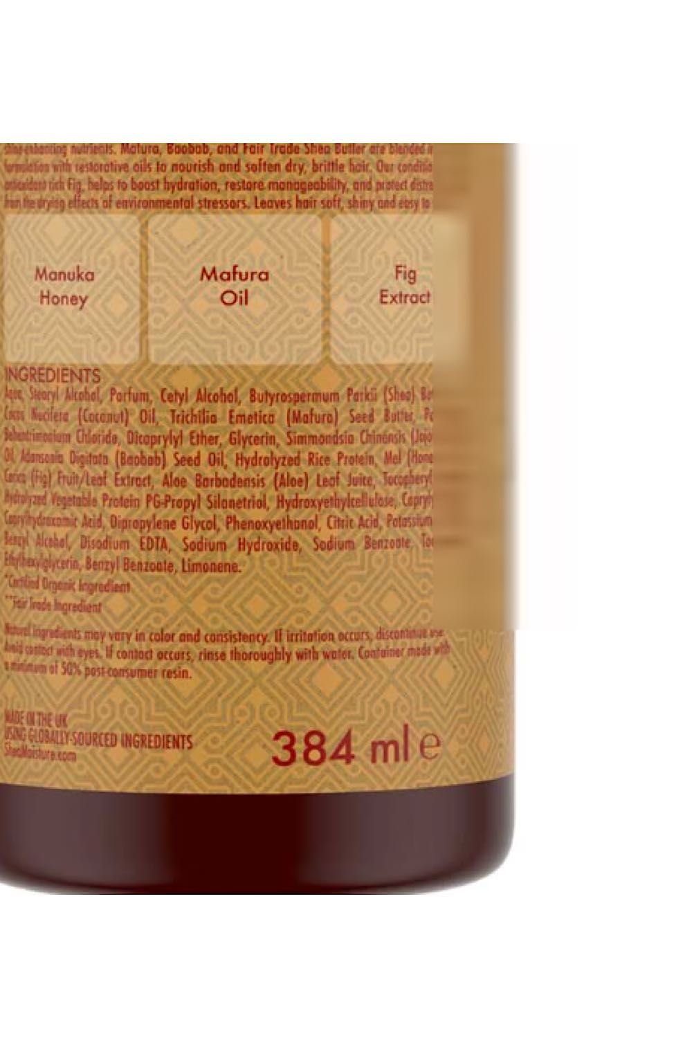 Shea Moisture Manuka Honey & Mafura Oil Intensive Hydration Conditioner 384ml