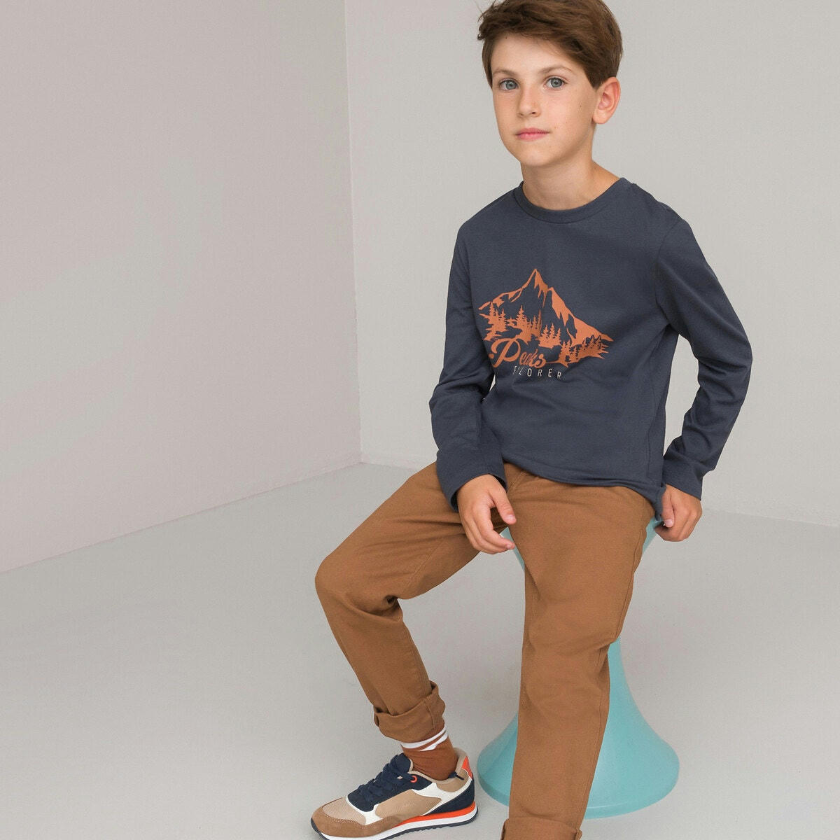 Lot de 5 T-shirts manches longues imprimés