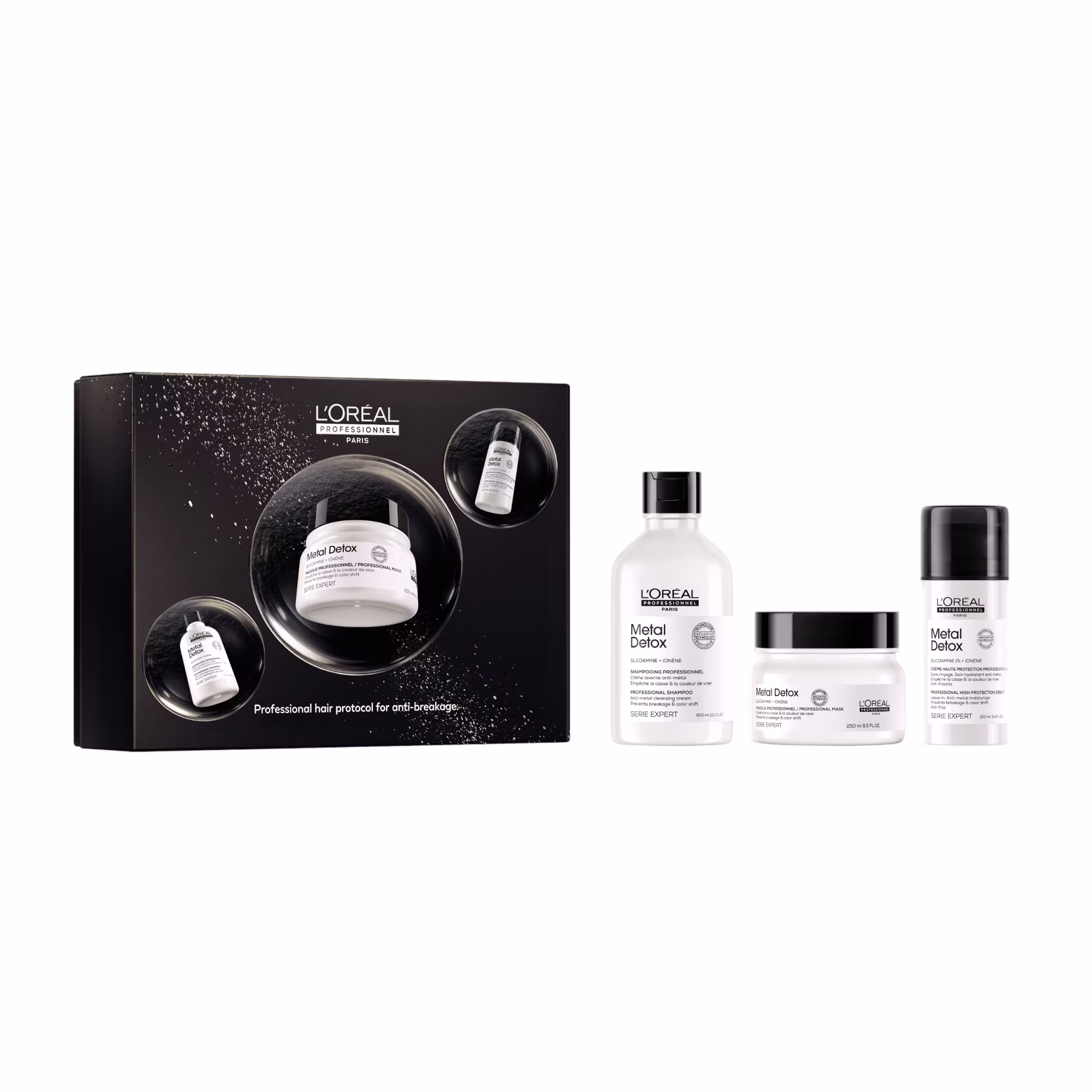 SERIE EXPERT METAL DETOXCoffret - shampoing + masque + huile