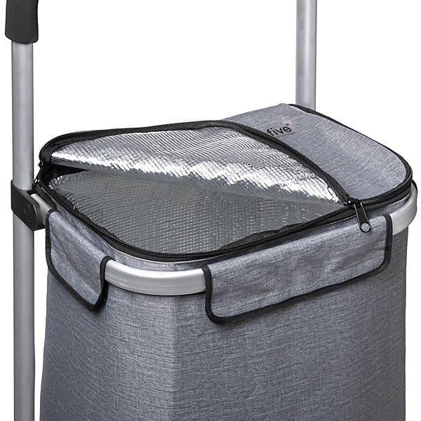 Chariot de courses isotherme Gris - 5Five