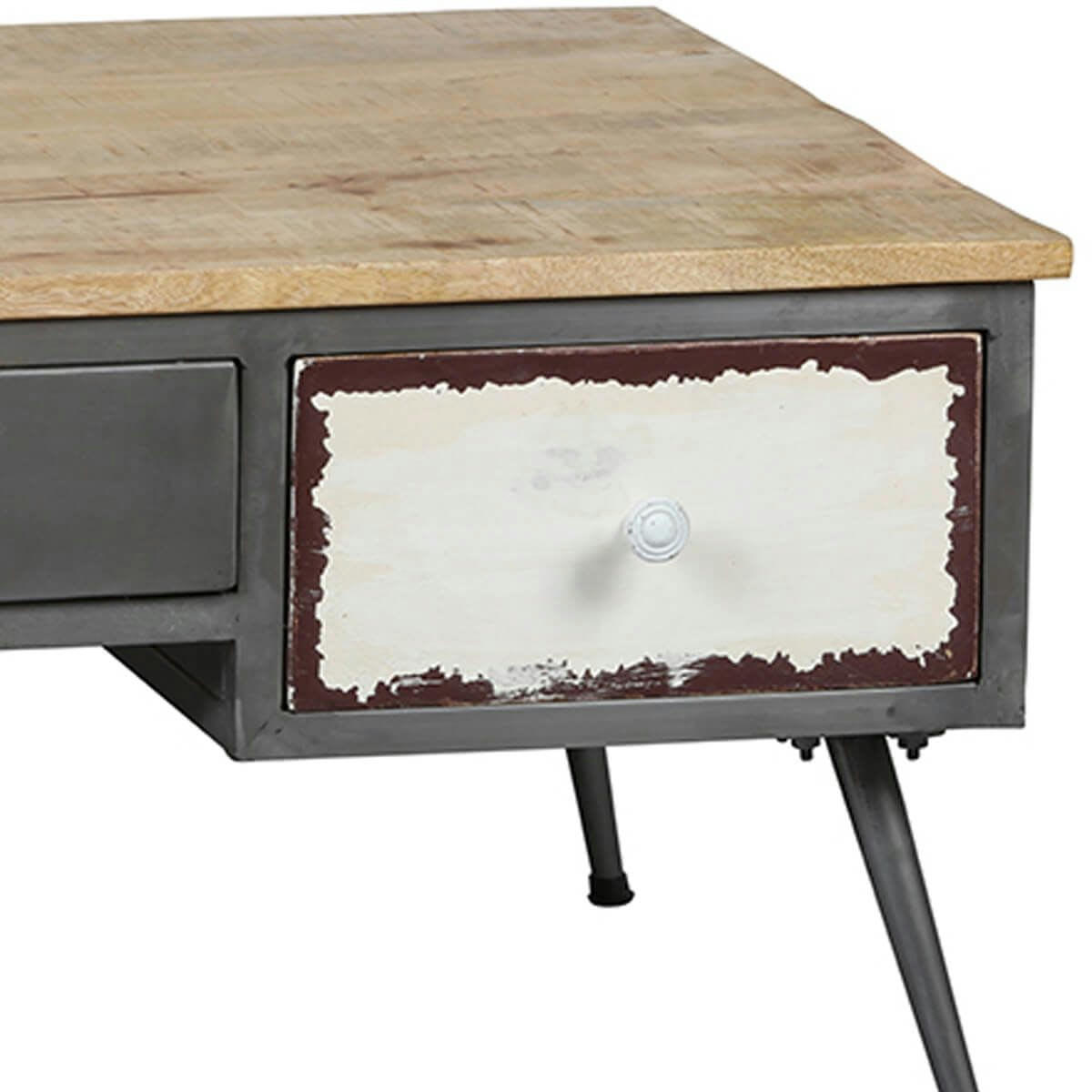 STAHL - Table  basse 3 tiroirs