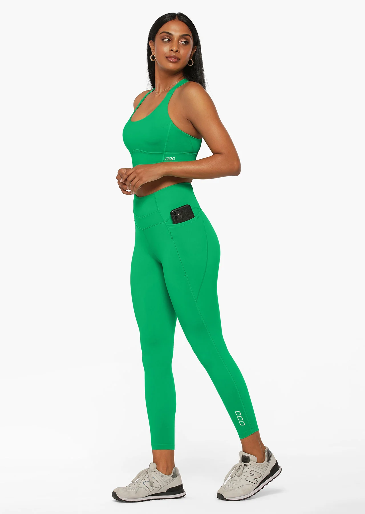 Zip Pocket Recycled Stomach Support Ankle Biter Leggings