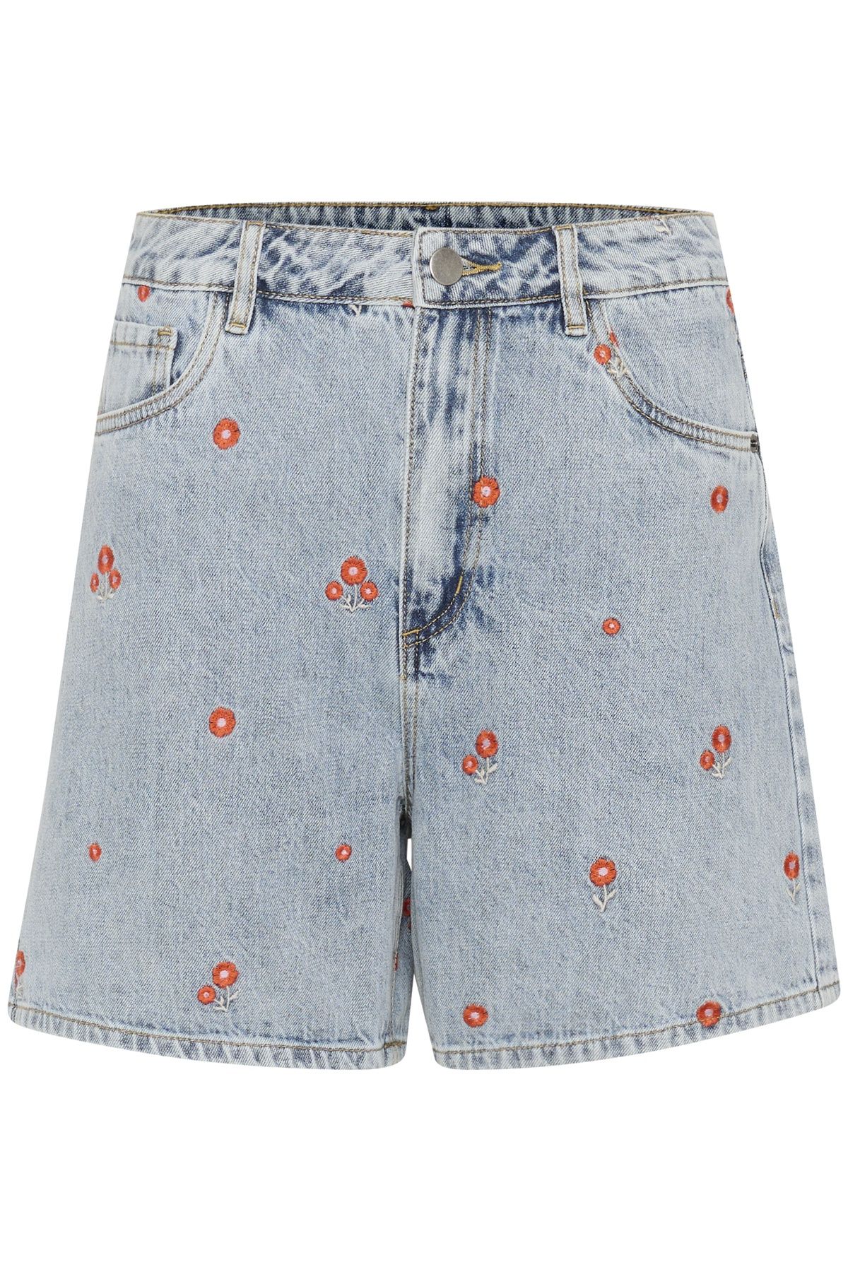 Kaffe Babeth High Waisted Denim Shorts