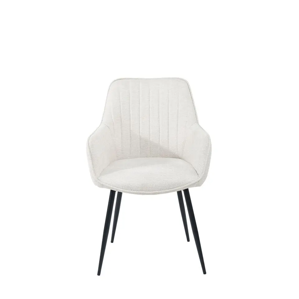 Housecraft Living Maud Eetkamerstoelen Off-White - Set van 2