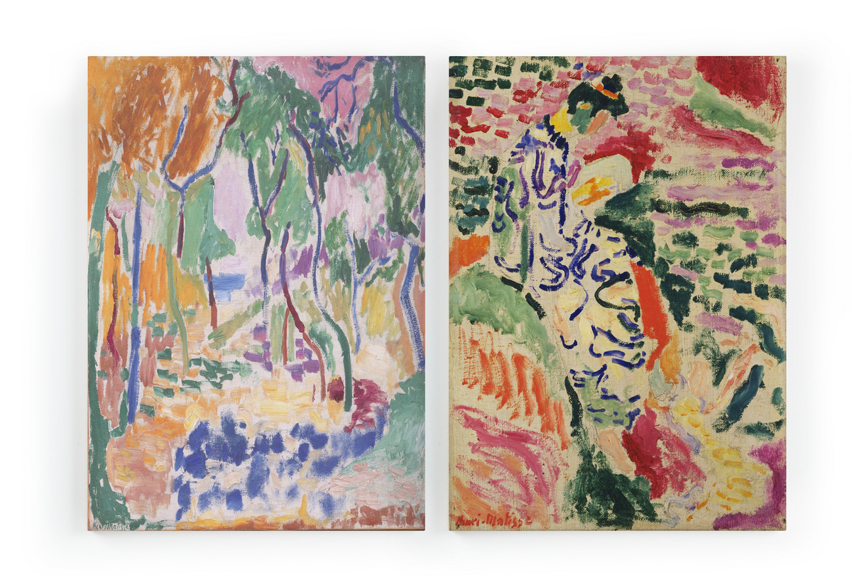 Set 2 Canvas 60x40 Matisse Hout