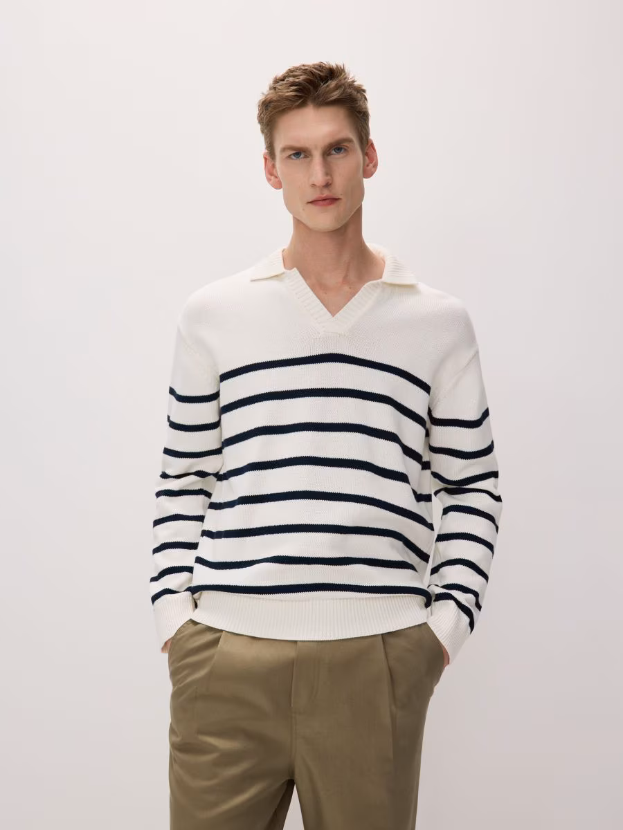 Stripe Cotton Jumper
