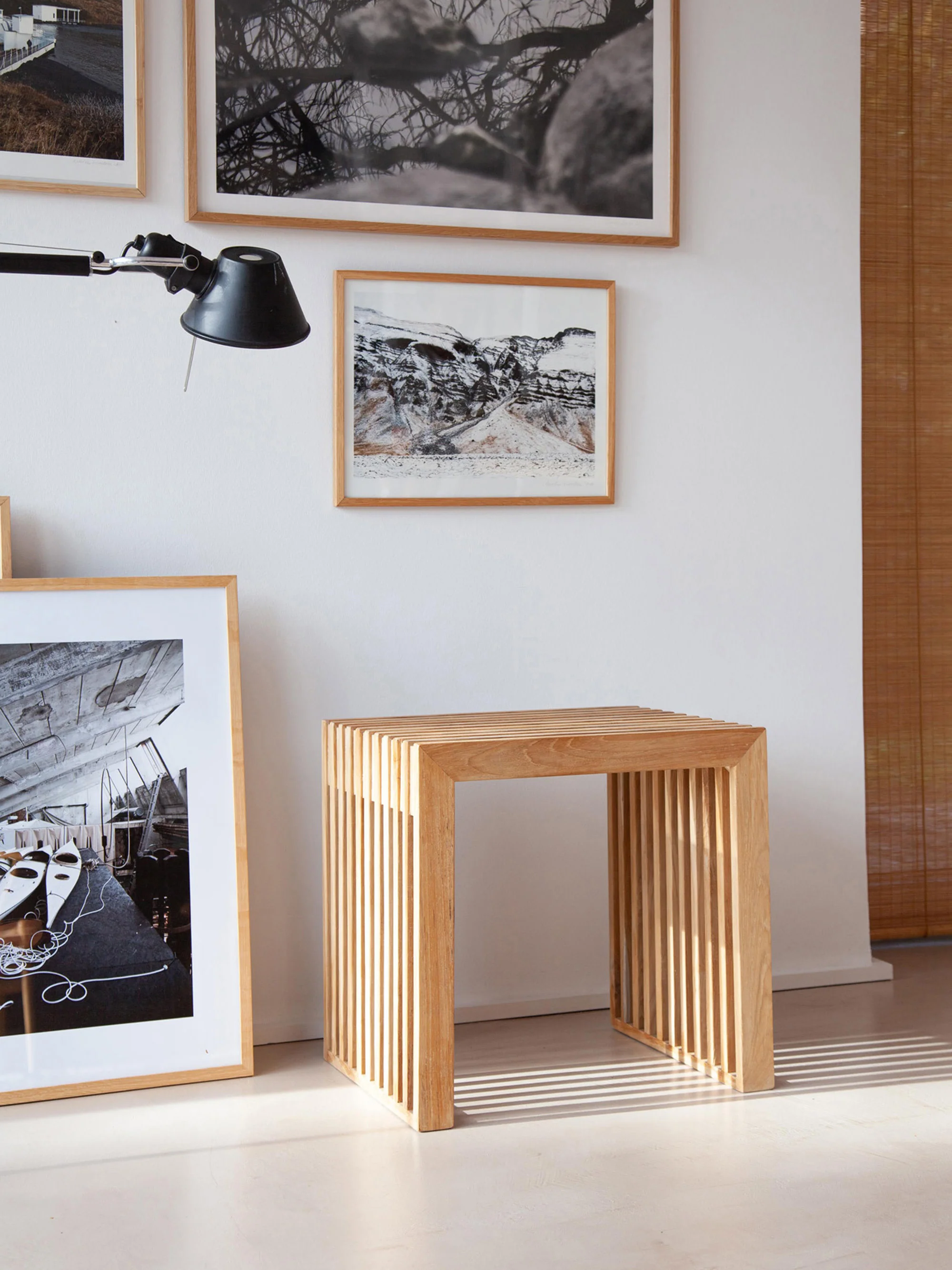 Hocker Rib aus Bambusholz