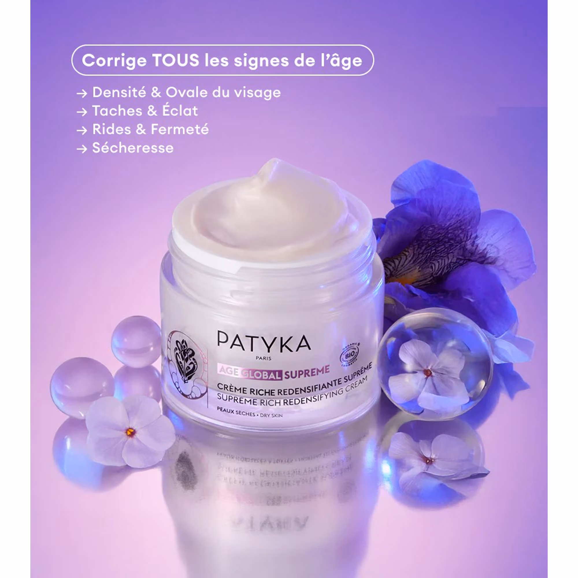 AGE GLOBAL SUPREMECrème Riche Redensifiante Suprême – Peaux Sèches