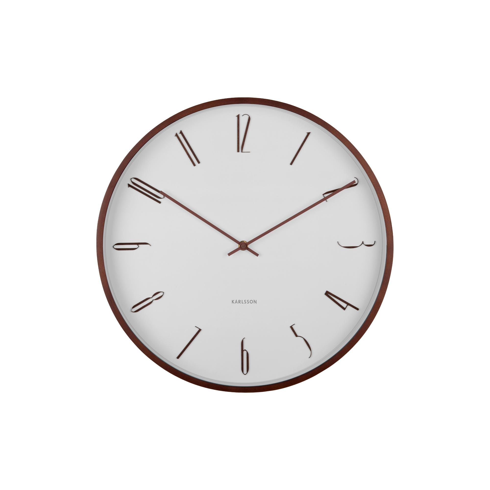 Karlsson wandklok Scandia - wit - Ø40cm