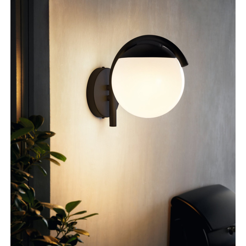 Applique extérieure Vecchia noire E27 28 W EGLO