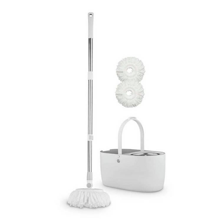 Swan Elevate Spin Mop and Bucket Set