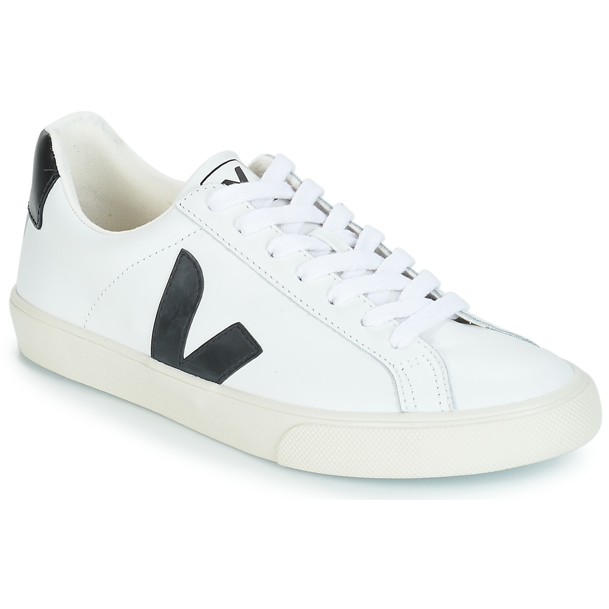 Veja - ESPLAR LOW LOGO - White / Black