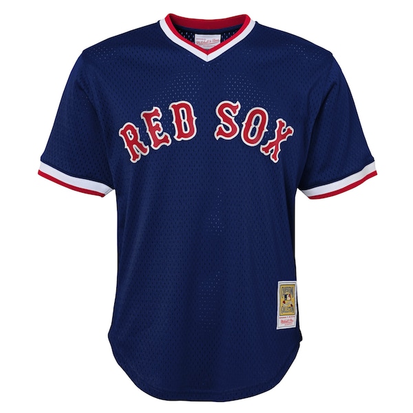 Ted Williams Boston Red Sox Youth Cooperstown Collection Mesh Batting Practice Jersey - Navy