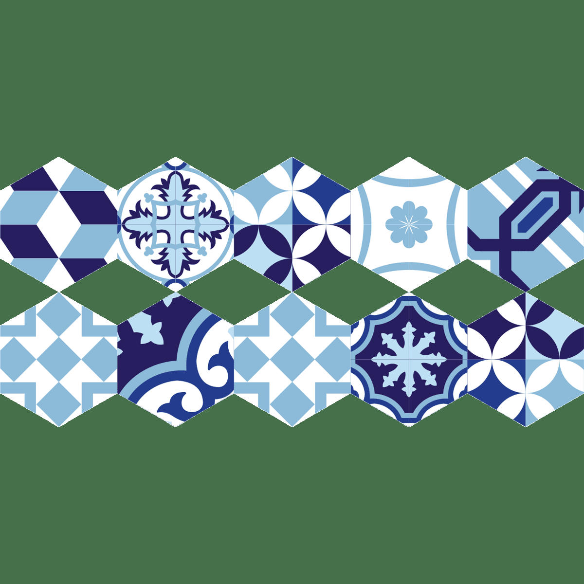 - Stickers sol tomettes emiliana 60x135cm