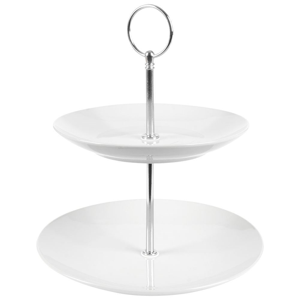 Patera porcelanowa 2-pozimowa 21 cm