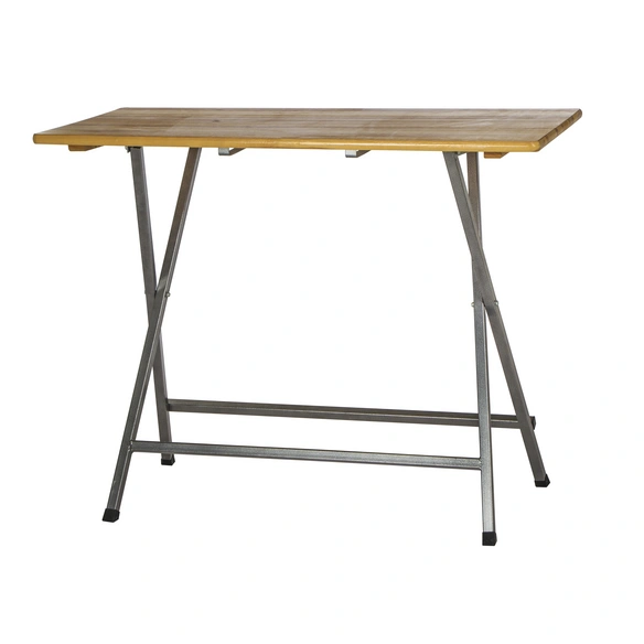 Stehtisch, BxHxL: 70 x 110 x 140 cm, Tischplatte: Kiefernholz