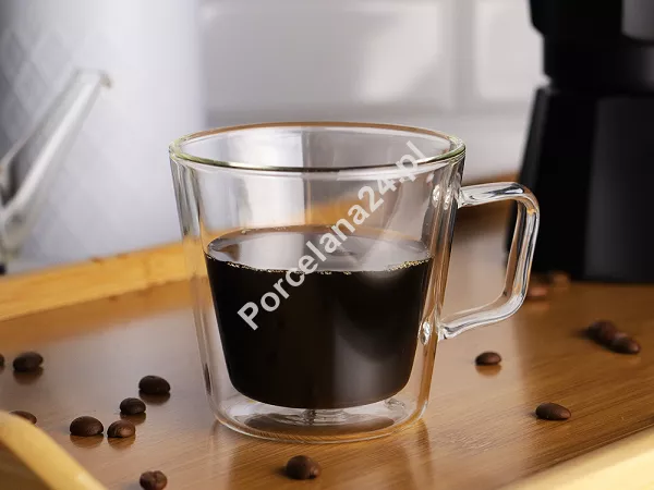 Zestaw 2 szklanek termicznych 250 ml z podwójną ścianką Vialli Design - Diva 1K.DIVA.5875