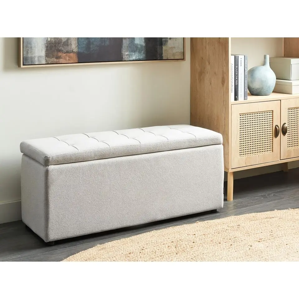 OREM - Hocker - Wit - Polyester