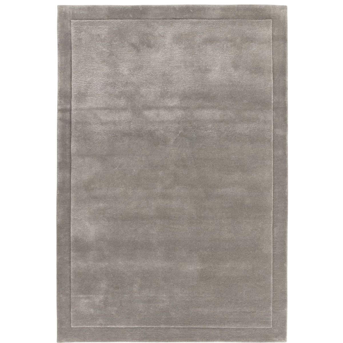 SHINE - Tapis de salon en laine gris clair 160x230 cm