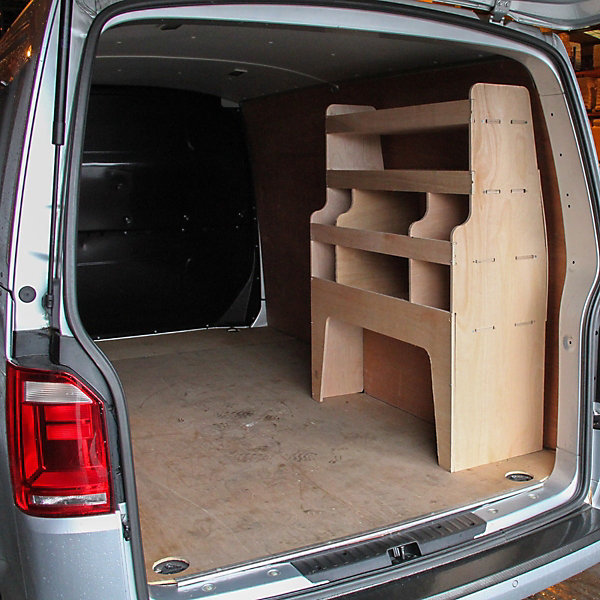 11m² Doublure Intérieure Feutre Gris Argenté &Rangement MDF pour VW Transporter