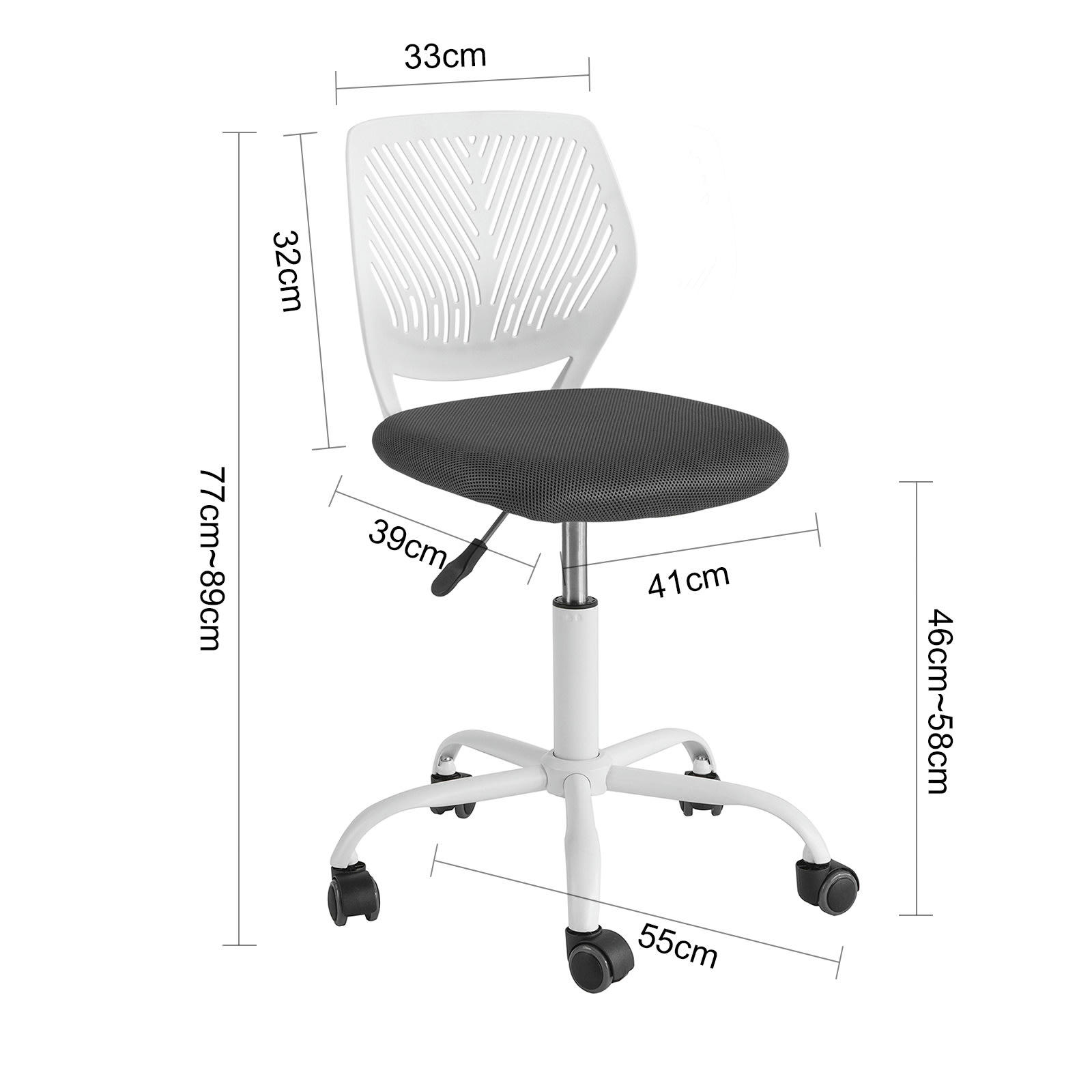 - Chaise de bureau ergonomique blanc