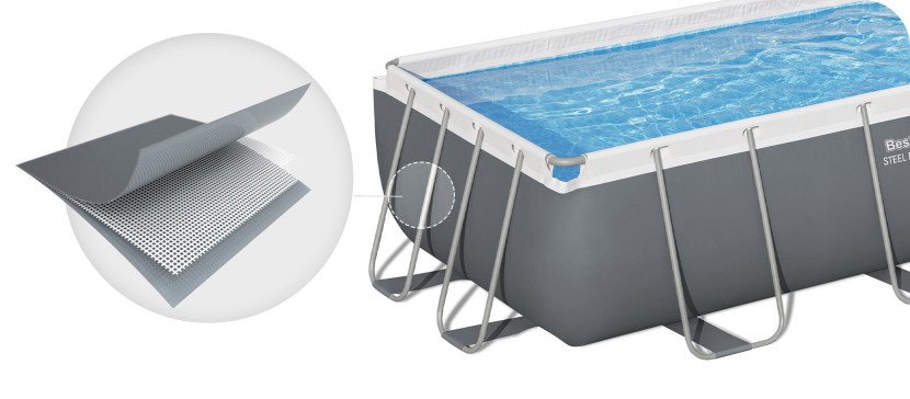 Basen ogrodowy stelażowy 404x201x100cm Bestway zestaw 17w1