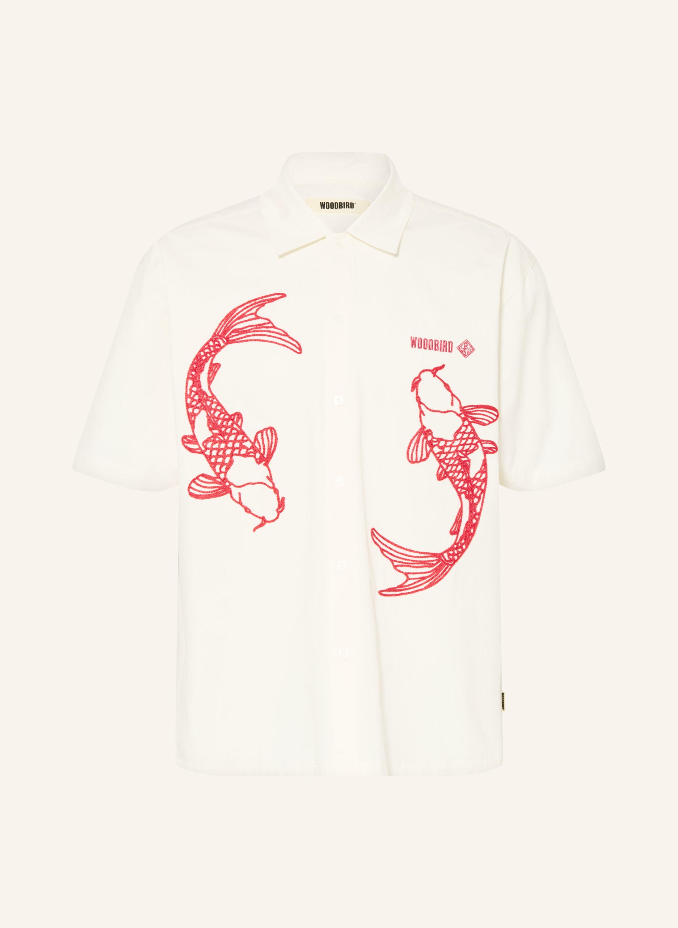 WOODBIRD Kurzarm-Hemd WBWANG Comfort Fit