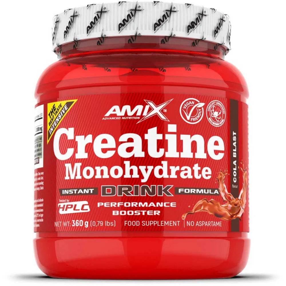 Amix Monohydrate creatine powder Lemon&Lime 360g