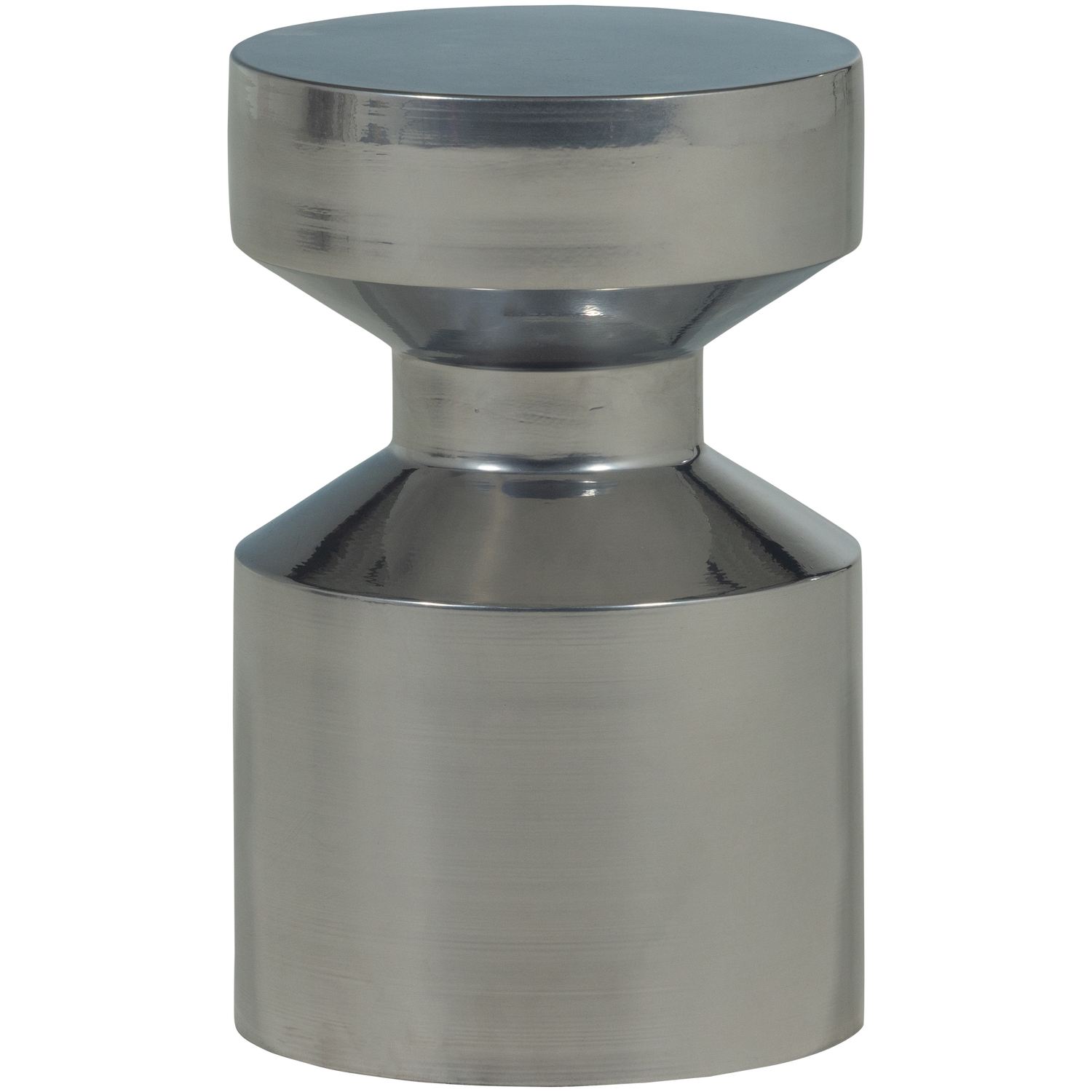 WOOOD Ferry Bijzettafel - Metaal - Chrome - 47x30x30