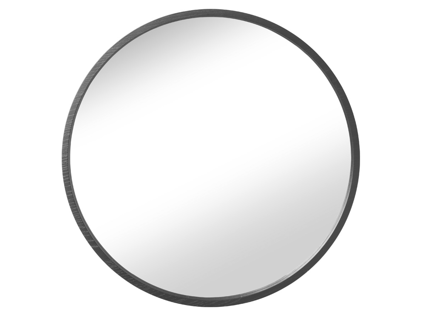 Lustro ścienne w ramie Circle 62 cm okrągłe czarne