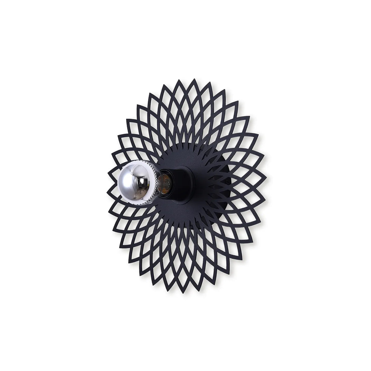 Ylumen wandlamp Ombra - 1 lichts - 7.5 x 30  cm - zwart