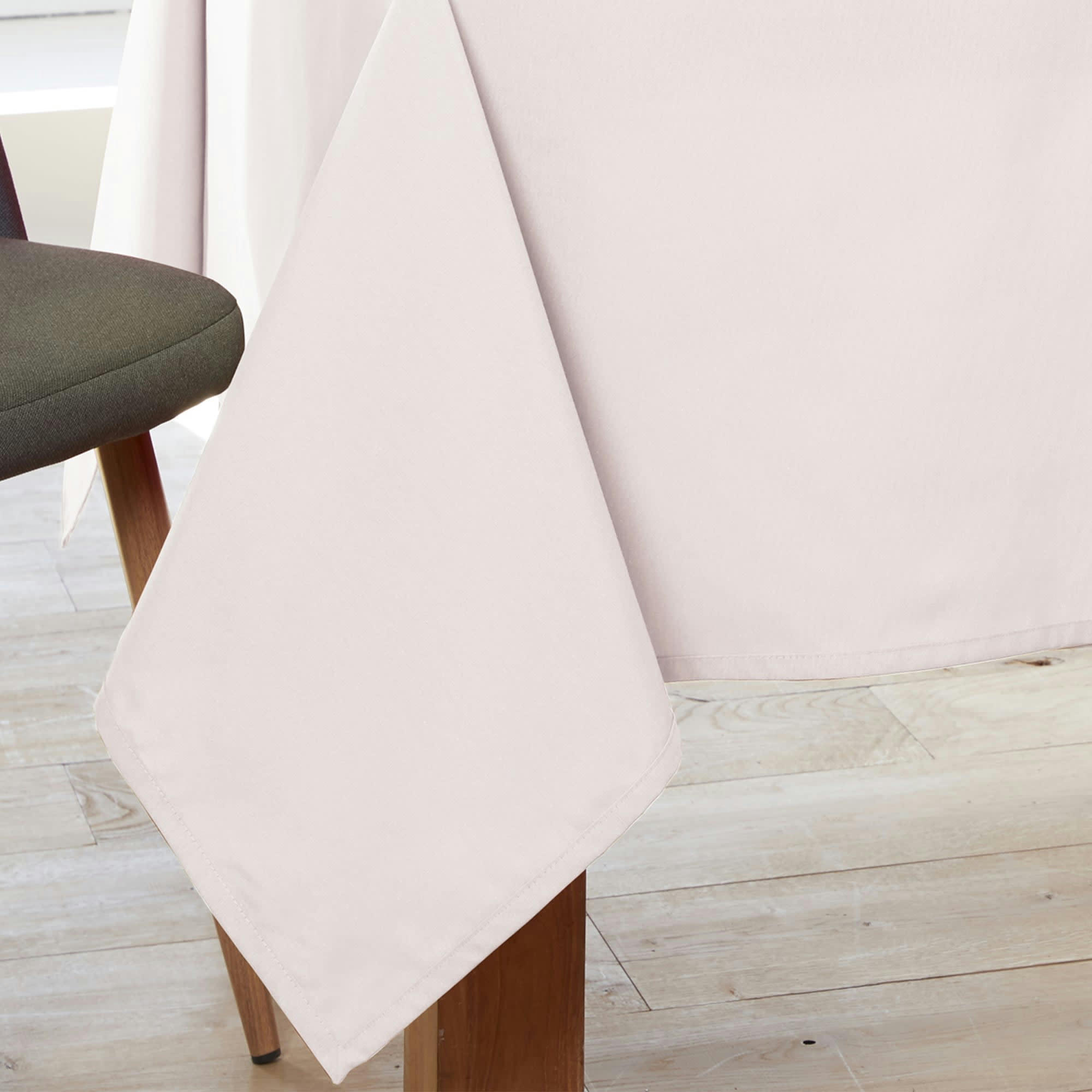 LONETA - Nappe 140x300 blanc en coton