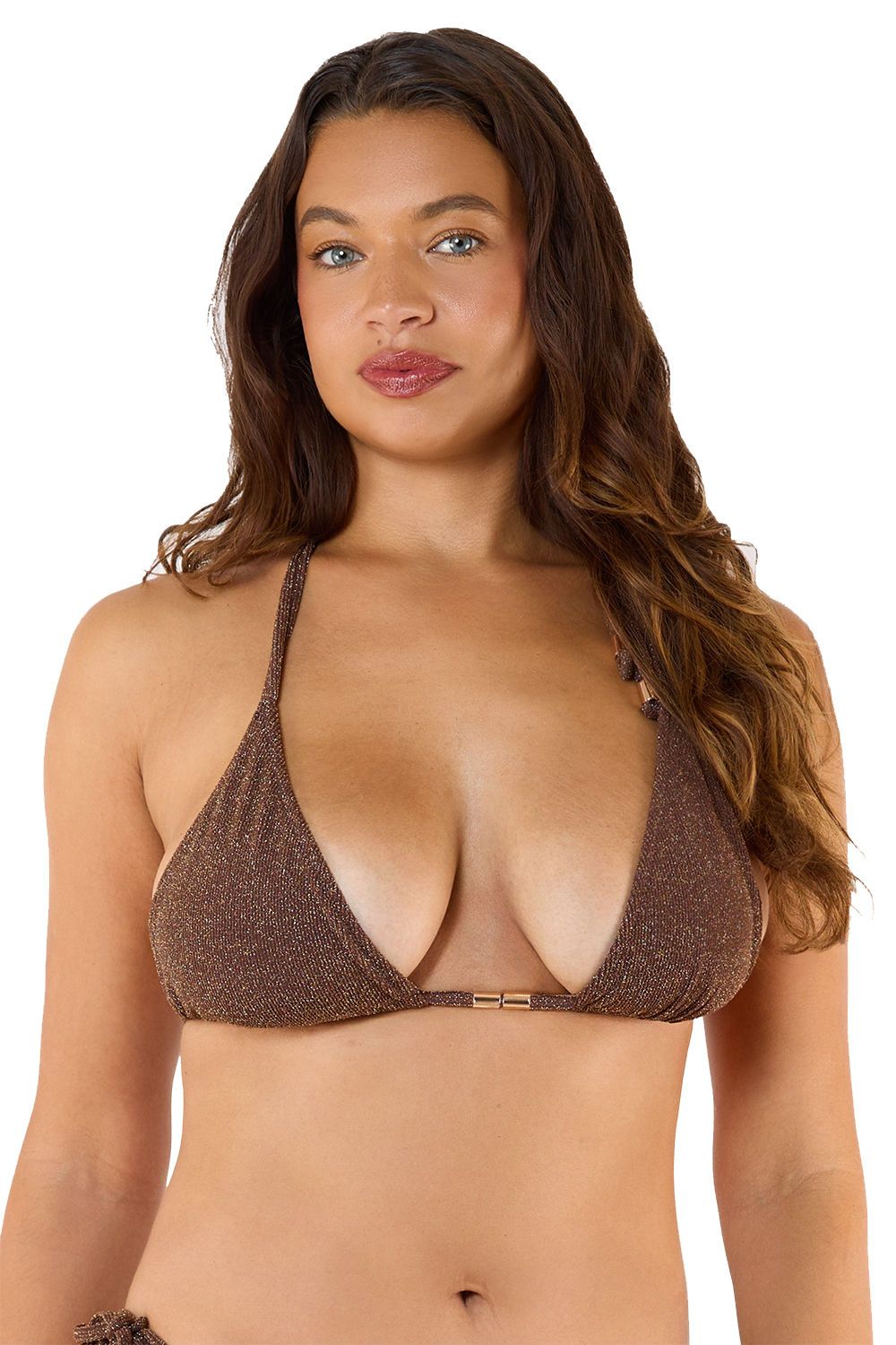 Wolf & Whistle Amber Bronze Triangle 'Bikini Top'
