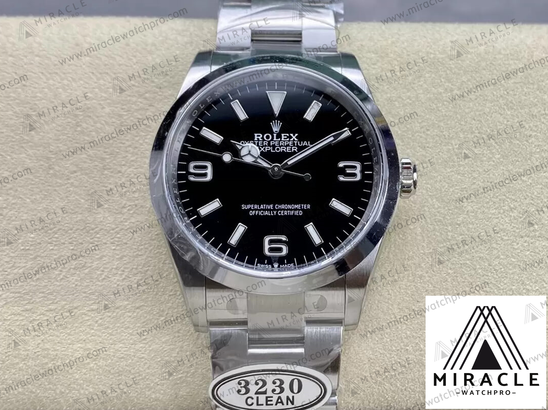 ROLEX-Explorer-ref.M124270-0001-Elite Clone-36mm-Replica Watch