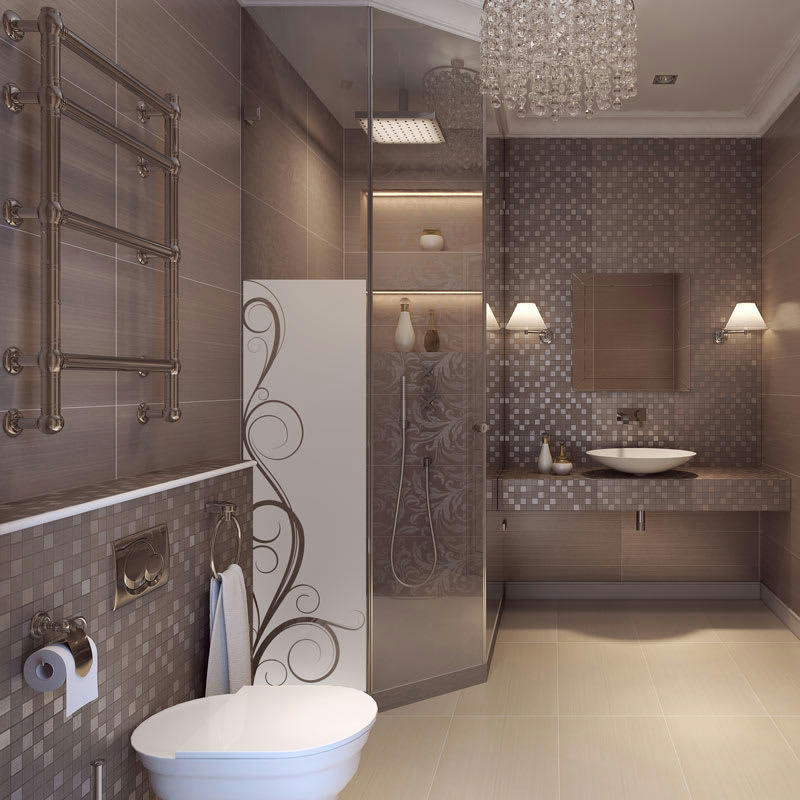 - Film Occultant courbes séduisantes pour Vitre/Douche 185x55cm