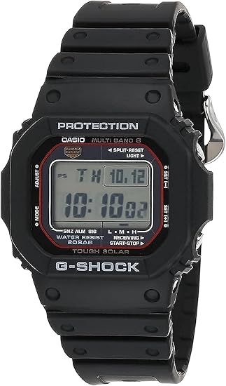 Casio G-Shock GW-M5610U-1 Men's Solar Black Resin Sport Watch
