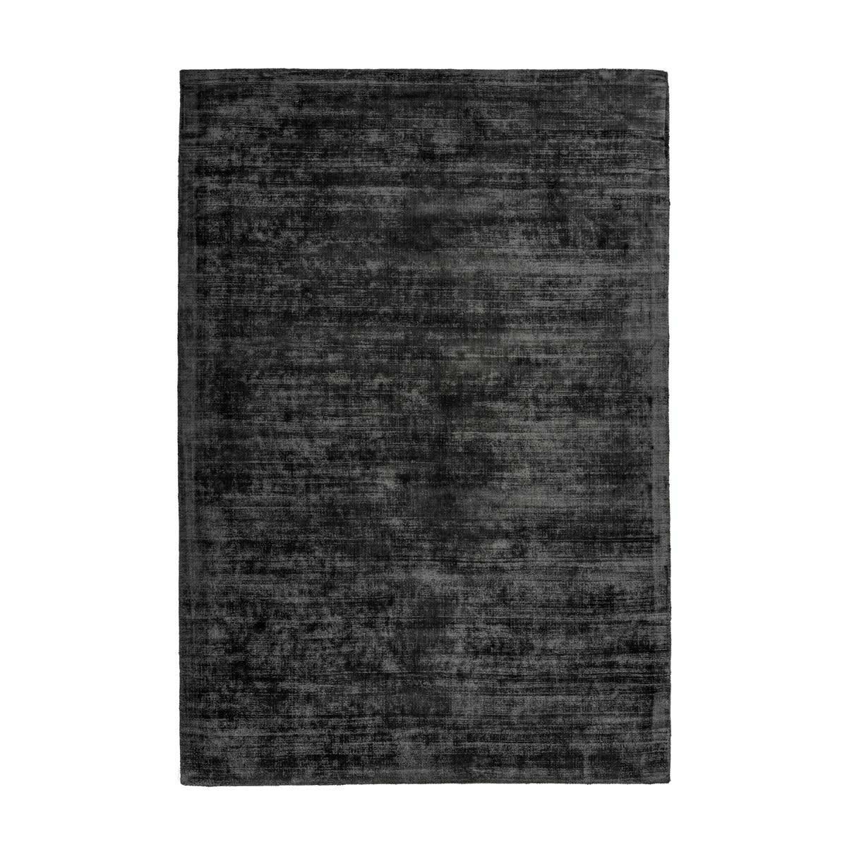 UPTOWN - Tapis moderne en Soie Gris anthracite 120x170 cm