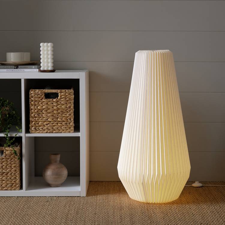 Habitat Origami Column Floor Lamp - White