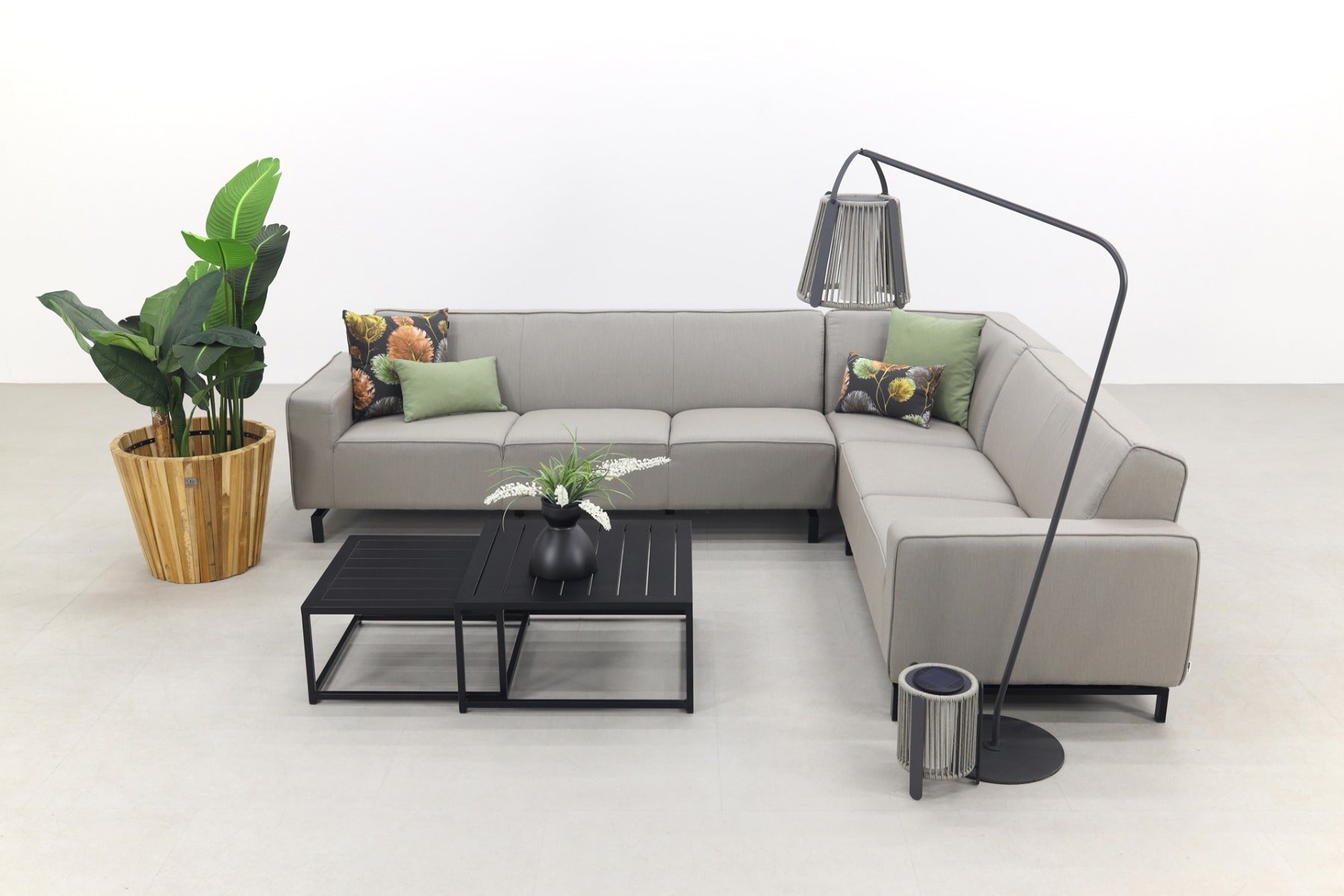 VDG Boavista Royalty Sunbrella loungeset - Grey - 5-delig - Rechts