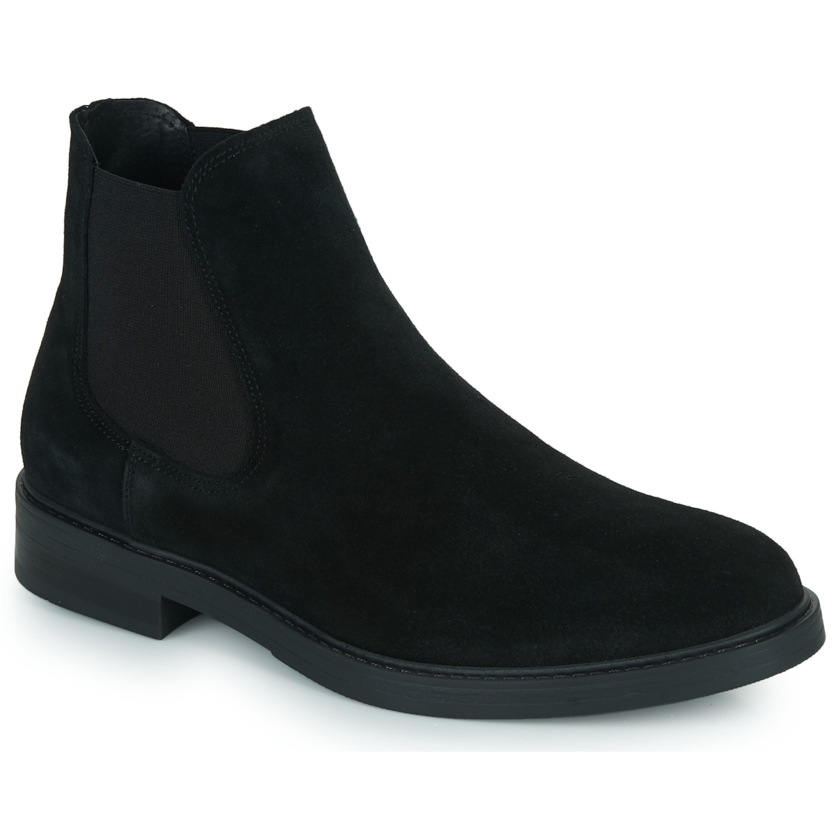 Selected - SLHBLAKE SUEDE CHELSEA BOOT - Black