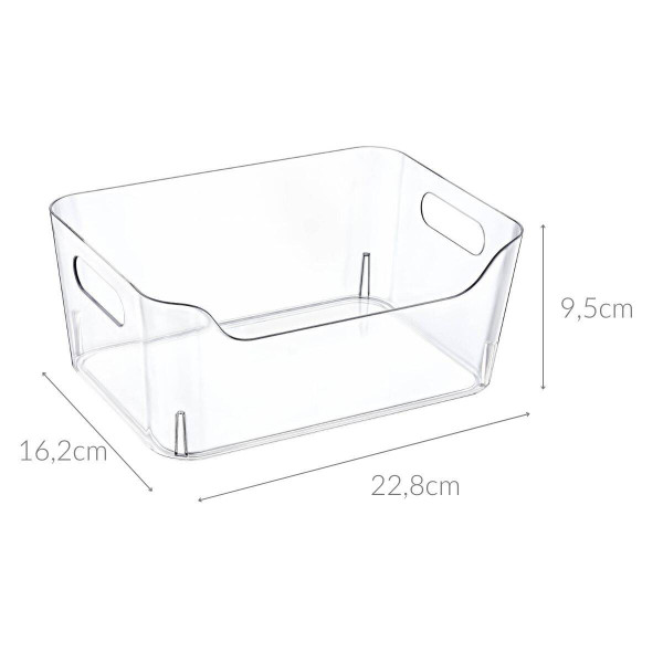 Organizer z przezroczystego plastiku, 3 l